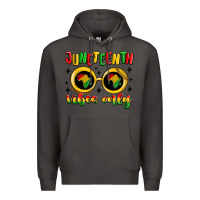 Smoke juneteenth vibes only Premium Hoodie - MaliasSmallBusiness