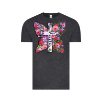 Vintage Black faith butterfly cross Vintage Tee - Zillion Design Studio