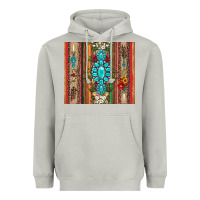 Moon Dust gemstone flowers arrow with leopards and serape Heavyweight Hoodie - Artiststas