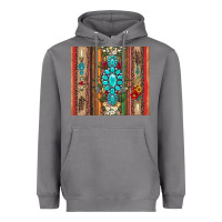 Storm gemstone flowers arrow with leopards and serape Heavyweight Hoodie - Artiststas