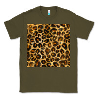 Army Green leopard seamless pattern Classic Tee - BundleAndBundleShop
