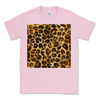 Bubblegum Pink leopard seamless pattern Classic Tee - BundleAndBundleShop