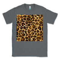 Charcoal Heather leopard seamless pattern Classic Tee - BundleAndBundleShop