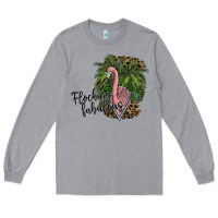 Heather Grey flocking fabulous Long Sleeve Tee - SublimationCraftShop