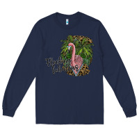 Navy flocking fabulous Long Sleeve Tee - SublimationCraftShop