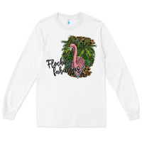 White flocking fabulous Long Sleeve Tee - SublimationCraftShop