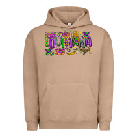Pigment Burro louisiana mardi gras Urban Hoodie - LillyAllenDesigns