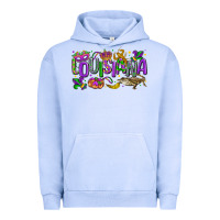 Pigment Grape Ice louisiana mardi gras Urban Hoodie - LillyAllenDesigns