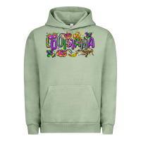Pigment Oil Green louisiana mardi gras Urban Hoodie - LillyAllenDesigns