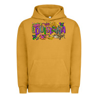 Pigment Peanut Butter louisiana mardi gras Urban Hoodie - LillyAllenDesigns