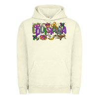 Pigment Pistachio louisiana mardi gras Urban Hoodie - LillyAllenDesigns