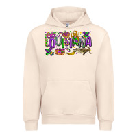 Sandshell louisiana mardi gras Urban Hoodie - LillyAllenDesigns