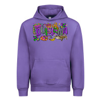 Tulip louisiana mardi gras Urban Hoodie - LillyAllenDesigns