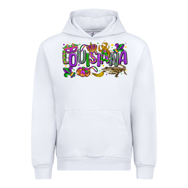 Louisiana Mardi Gras Urban Hoodie by LillyAllenDesigns | Teevron