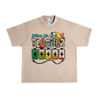 French Oak battery life of a teacher Urban Heavy Tee - Zillion Design Studio