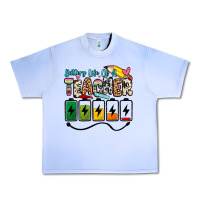 Grape Ice battery life of a teacher Urban Heavy Tee - Zillion Design Studio