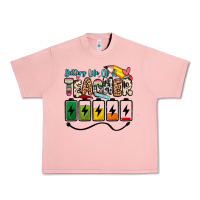 Salmon battery life of a teacher Urban Heavy Tee - Zillion Design Studio