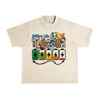 Sandshell battery life of a teacher Urban Heavy Tee - Zillion Design Studio
