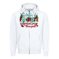Santa S Favorite Respiratory Therapist Zipper Hoodie | Teevron