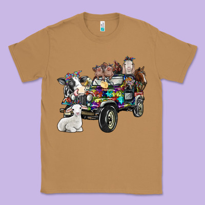 Farm Life Classic Tee Designed By Sublimationcraftshop