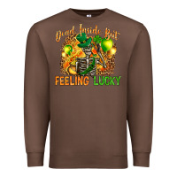 Chestnut dead inside but feeling lucky Premium Sweatshirt - NancyCooperArtShop