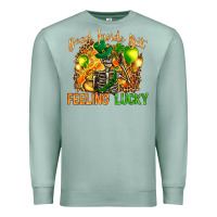 Seafoam dead inside but feeling lucky Premium Sweatshirt - NancyCooperArtShop