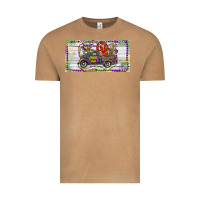 Vintage Camel Mardi Gras Truck And Fleur De Lis Crawfish Vintage Tee - RanaPortraitStore