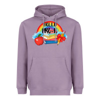 Lavender back to school hello pre k Heavyweight Hoodie - AdoDesignShop