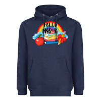 Navy back to school hello pre k Heavyweight Hoodie - AdoDesignShop