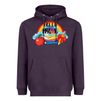 Plum back to school hello pre k Heavyweight Hoodie - AdoDesignShop