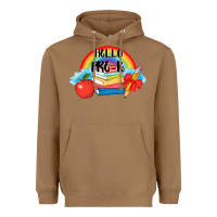 Toasted Coconut back to school hello pre k Heavyweight Hoodie - AdoDesignShop