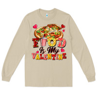 Mushroom food is my valentine Long Sleeve Tee - FaDigitalArtStudio