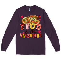 Plum food is my valentine Long Sleeve Tee - FaDigitalArtStudio