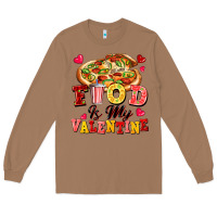 Toasted Coconut food is my valentine Long Sleeve Tee - FaDigitalArtStudio