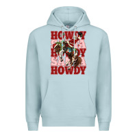 Blue Mist howdy santa cowboy christmas Premium Hoodie - MaliasSmallBusiness