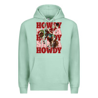 Seafoam howdy santa cowboy christmas Premium Hoodie - MaliasSmallBusiness