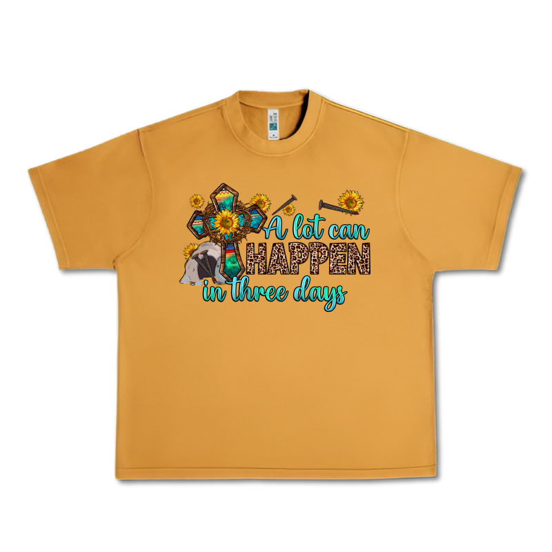 A Lot Can Happen In Three Days Urban Heavy Tee by Zillion Design Studio | Teevron