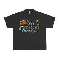 Pigment Black a lot can happen in three days Urban Heavy Tee - Zillion Design Studio