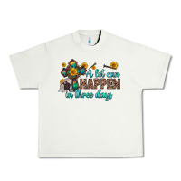 Pistachio a lot can happen in three days Urban Heavy Tee - Zillion Design Studio