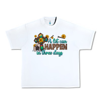 White a lot can happen in three days Urban Heavy Tee - Zillion Design Studio