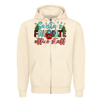 Sandshell santa s favorite office staff Zipper Hoodie - JahusDesignShop