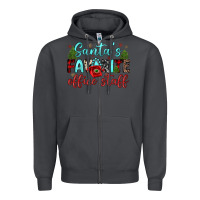 Smoke santa s favorite office staff Zipper Hoodie - JahusDesignShop
