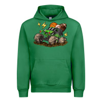 Emerald monster truck sports Urban Hoodie - LillyAllenDesigns