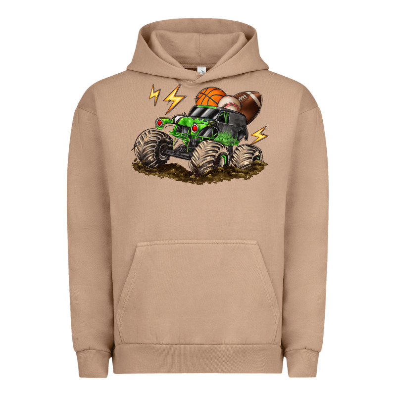 Monster Truck Sports Urban Hoodie by LillyAllenDesigns | Teevron