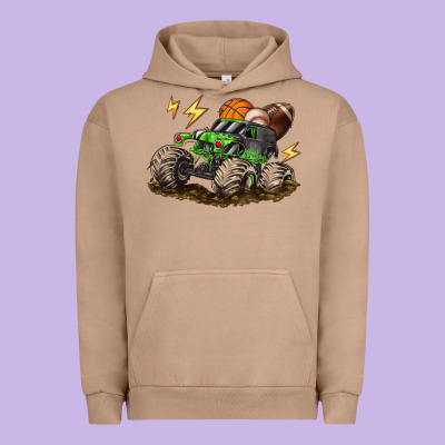 Monster Truck Sports Urban Hoodie Designed By Lillyallendesigns