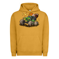 Pigment Peanut Butter monster truck sports Urban Hoodie - LillyAllenDesigns