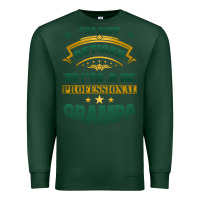 Sports Green i'm not retired i'm a professional grampa Premium Sweatshirt - Jasminsmagicworld