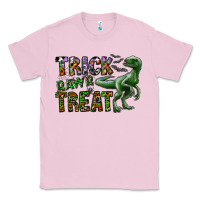 Bubblegum Pink Trick RAWR Treat Classic Tee - CowhideDigitalArt