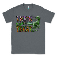 Charcoal Heather Trick RAWR Treat Classic Tee - CowhideDigitalArt