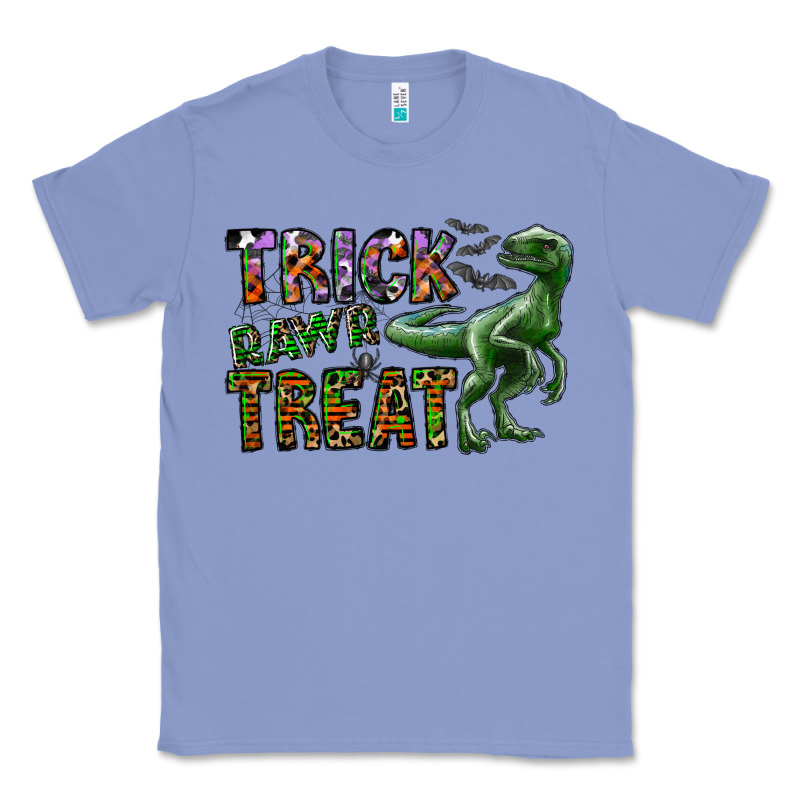 Trick Rawr Treat Classic Tee by CowhideDigitalArt | Teevron